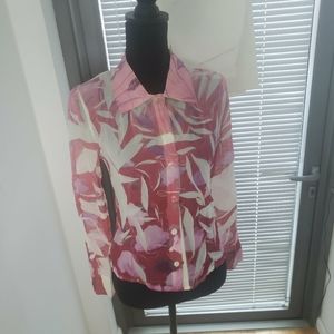 Prada floral blouse